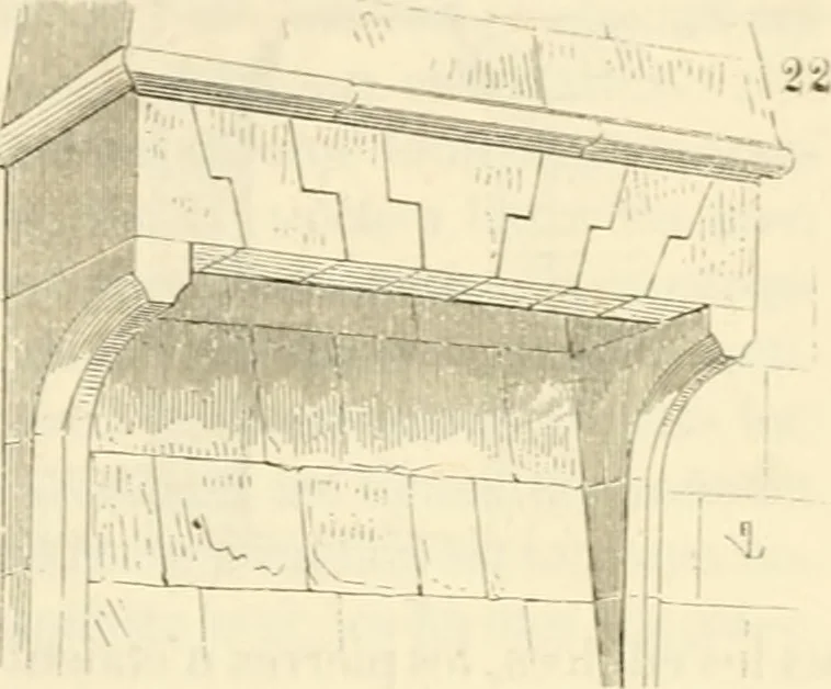 An illustration from Dictionnaire raisonné de l'architecture française du XIe au XVIe siècle, 1858, leaf 60