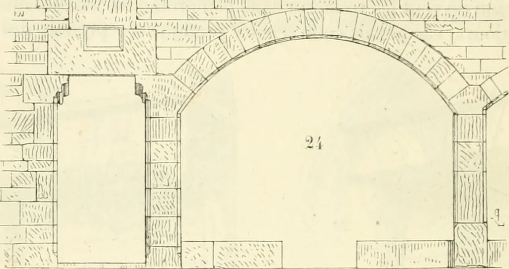 An illustration from Dictionnaire raisonné de l'architecture française du XIe au XVIe siècle, 1858, leaf 61