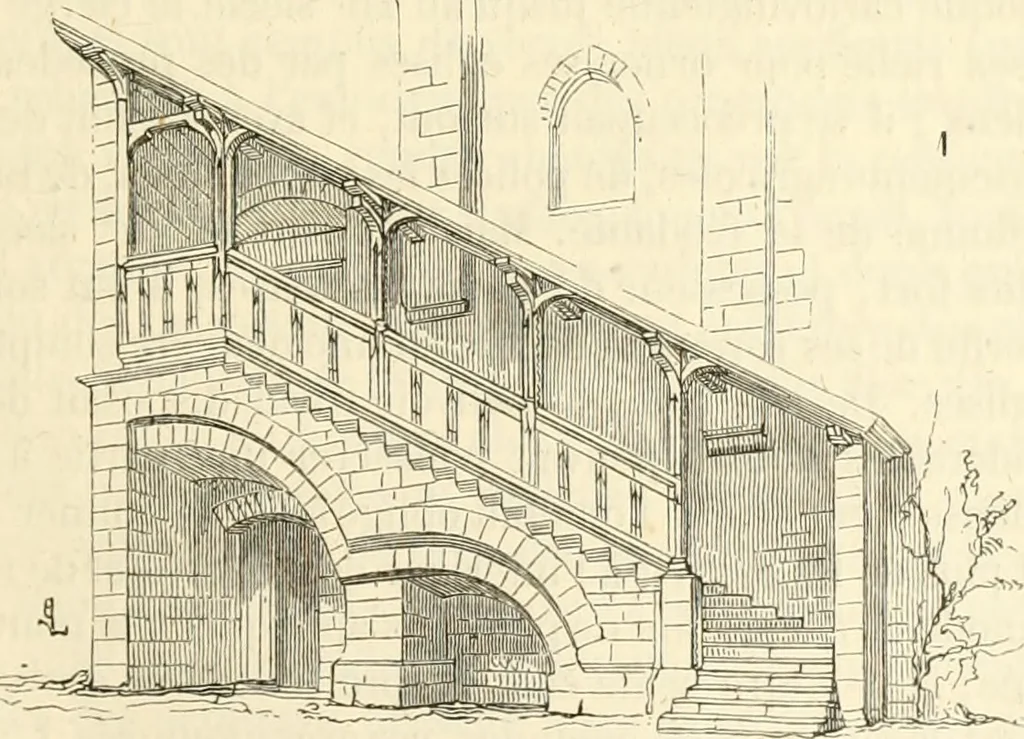An illustration from Dictionnaire raisonné de l'architecture française du XIe au XVIe siècle, 1858, leaf 62
