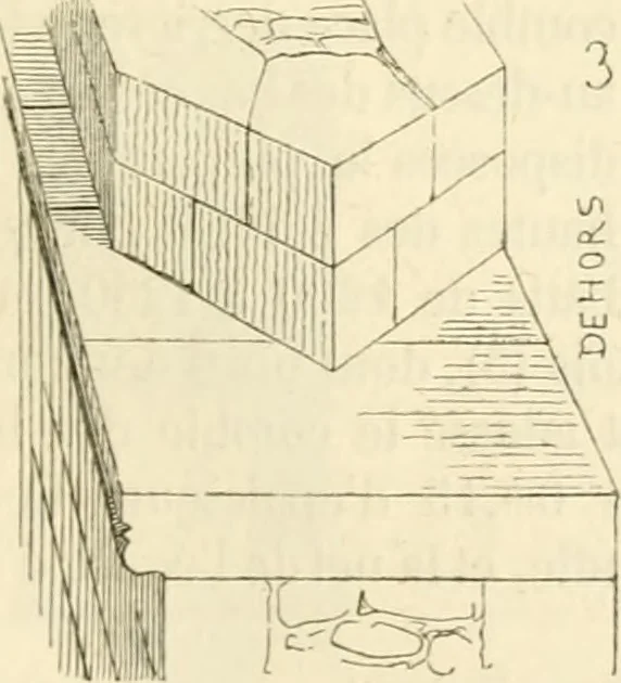 An illustration from Dictionnaire raisonné de l'architecture française du XIe au XVIe siècle, 1858, leaf 66