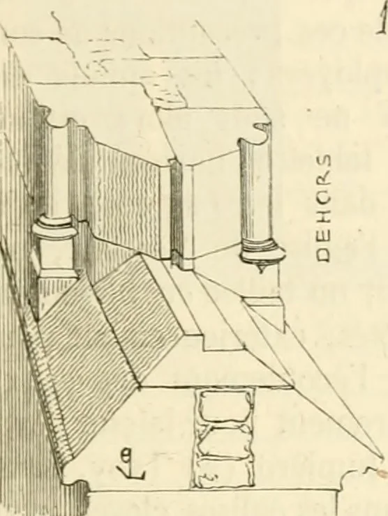 An illustration from Dictionnaire raisonné de l'architecture française du XIe au XVIe siècle, 1858, leaf 66