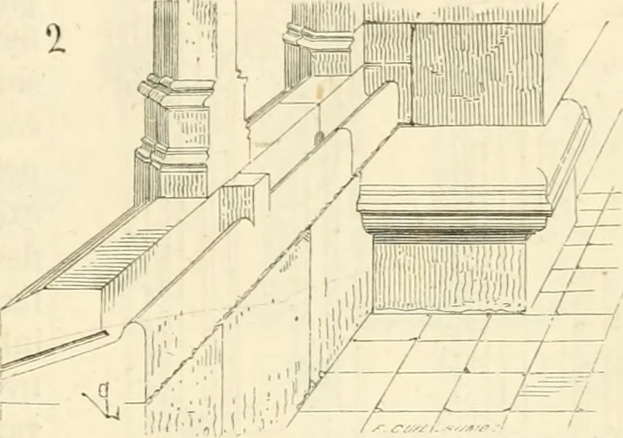 An illustration from Dictionnaire raisonné de l'architecture française du XIe au XVIe siècle, 1858, leaf 66