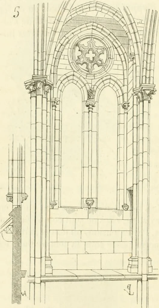 An illustration from Dictionnaire raisonné de l'architecture française du XIe au XVIe siècle, 1858, leaf 67