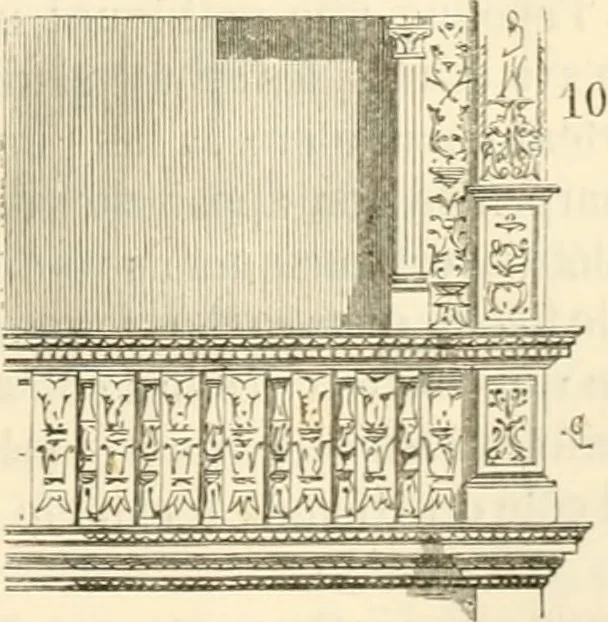 An illustration from Dictionnaire raisonné de l'architecture française du XIe au XVIe siècle, 1858, leaf 68