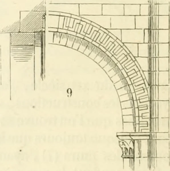An illustration from Dictionnaire raisonné de l'architecture française du XIe au XVIe siècle, 1858, leaf 71