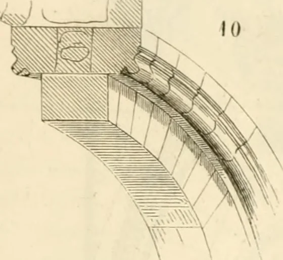 An illustration from Dictionnaire raisonné de l'architecture française du XIe au XVIe siècle, 1858, leaf 72