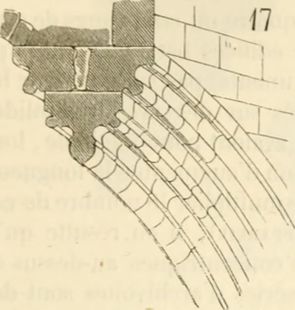 An illustration from Dictionnaire raisonné de l'architecture française du XIe au XVIe siècle, 1858, leaf 74