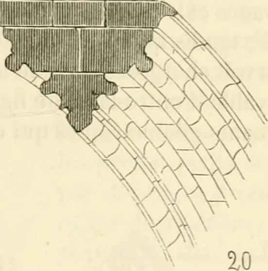 An illustration from Dictionnaire raisonné de l'architecture française du XIe au XVIe siècle, 1858, leaf 74