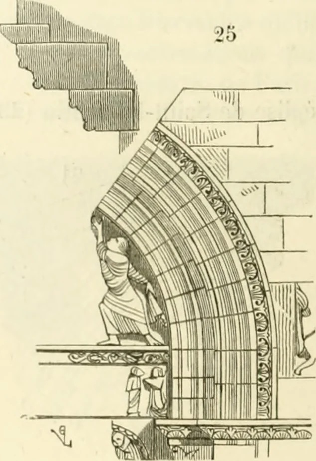 An illustration from Dictionnaire raisonné de l'architecture française du XIe au XVIe siècle, 1858, leaf 75