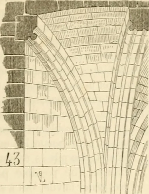 An illustration from Dictionnaire raisonné de l'architecture française du XIe au XVIe siècle, 1858, leaf 82
