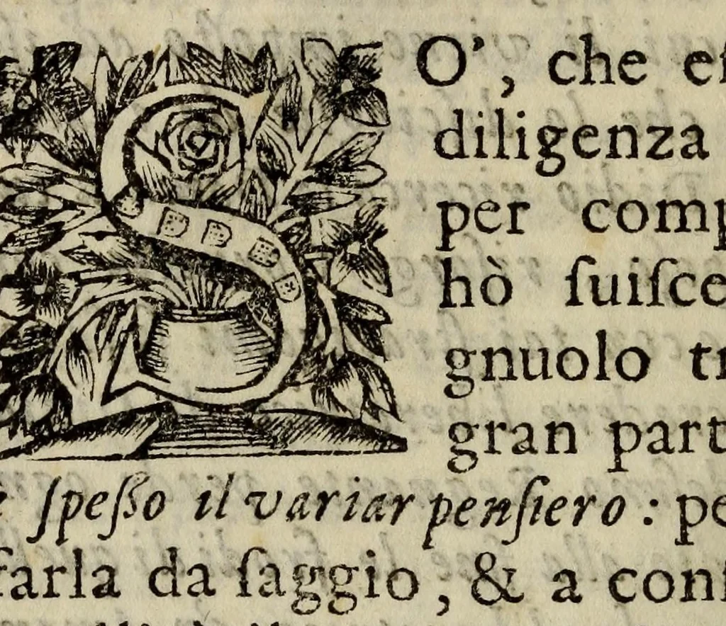 An illustration from Didio Givliano : drama, rappresentato nel nuouo Teatro Ducale in Piacenza ..., 1687, leaf 14