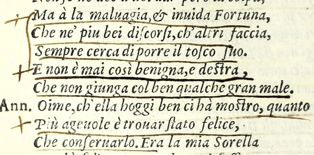 An illustration from Didone : tragedia, 1583, leaf 118