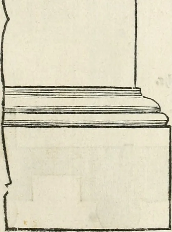 An illustration from Die alder vermaertste antique edificien : vã temple, theatre, amphitheatre, paleisen, therme, obeliske, brugge, archetriuphal, etc. vescreueeñ gefigureert met haren grondede eñ mate oock de plaetsen daerse staen, eñ wiese dede make, 1546, leaf 124