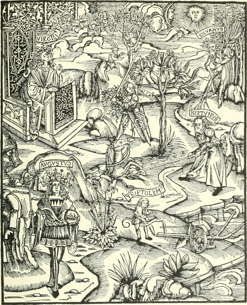 An illustration from Die Altdeutsche Buchillustration, 1912, leaf 108