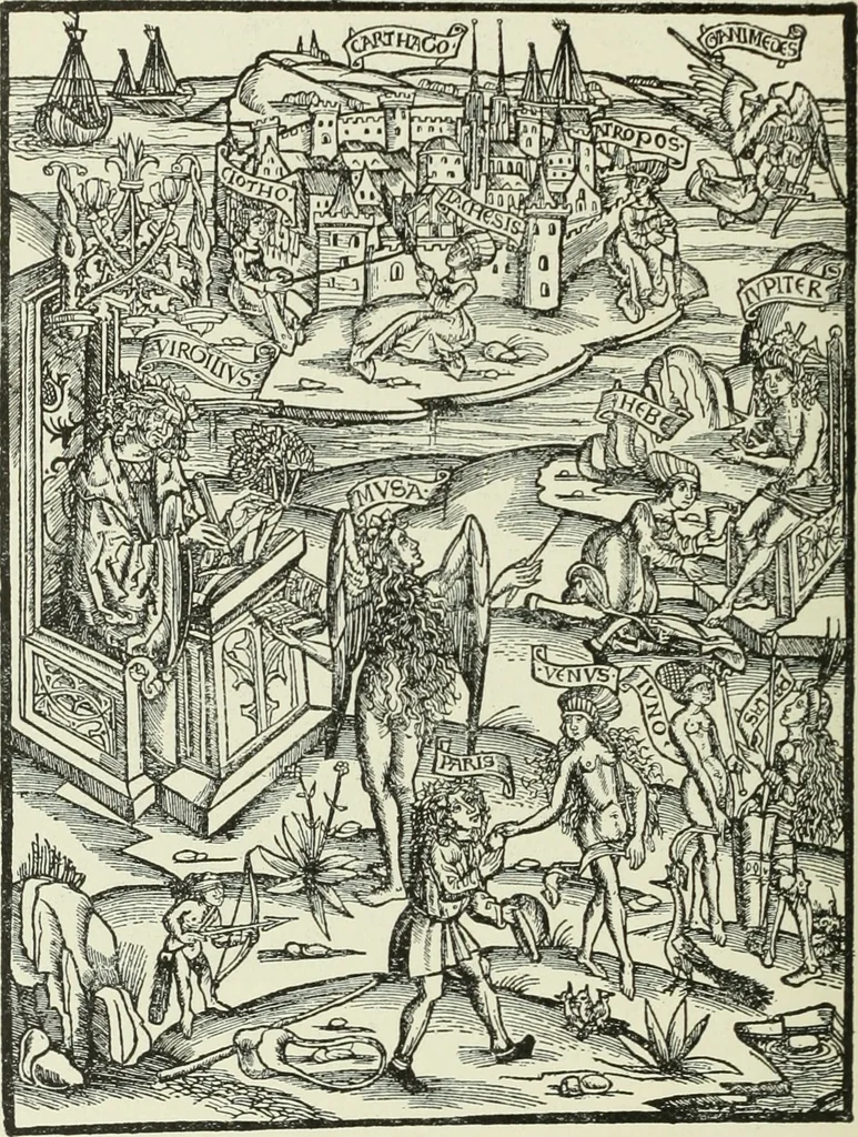 An illustration from Die Altdeutsche Buchillustration, 1912, leaf 109