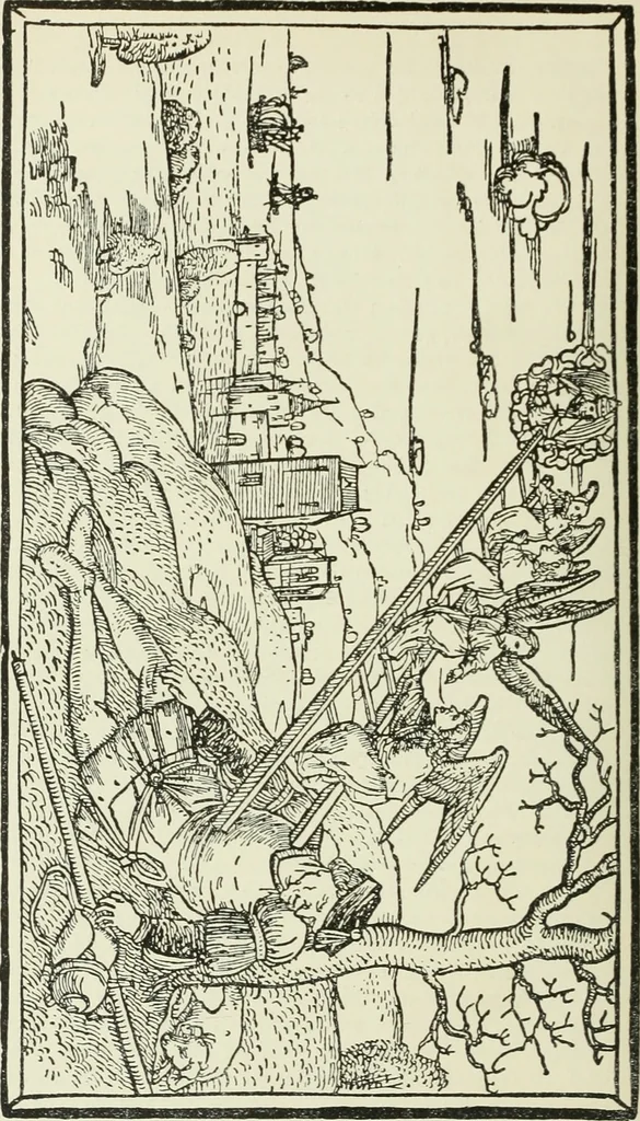 An illustration from Die Altdeutsche Buchillustration, 1912, leaf 113
