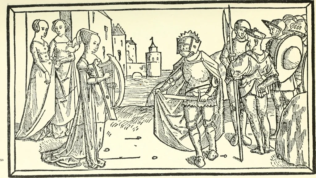 An illustration from Die Altdeutsche Buchillustration, 1912, leaf 116