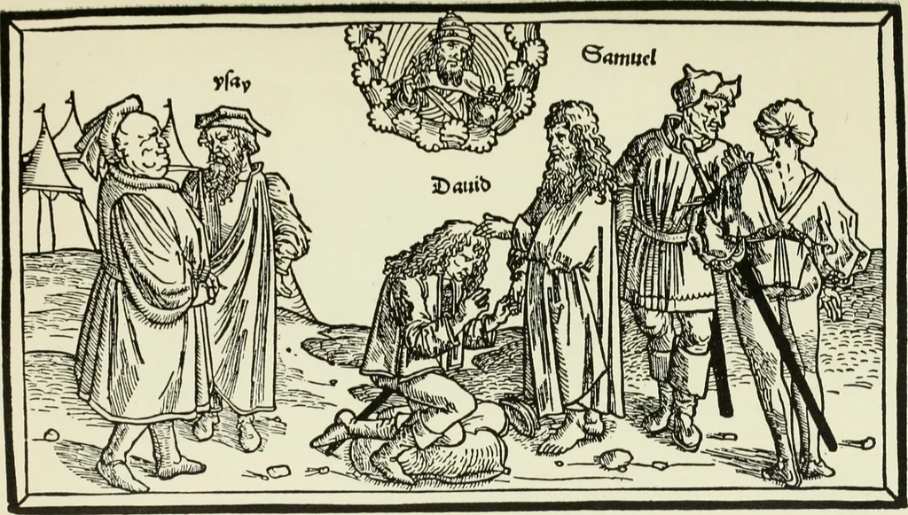 An illustration from Die Altdeutsche Buchillustration, 1912, leaf 117