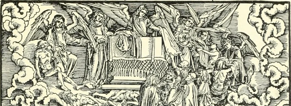 An illustration from Die Altdeutsche Buchillustration, 1912, leaf 122