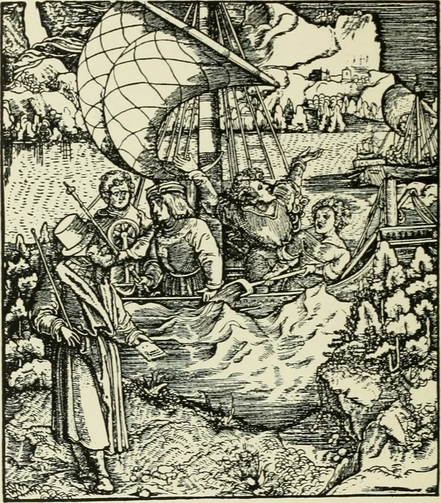 An illustration from Die Altdeutsche Buchillustration, 1912, leaf 135
