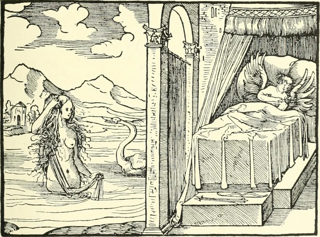 An illustration from Die Altdeutsche Buchillustration, 1912, leaf 140