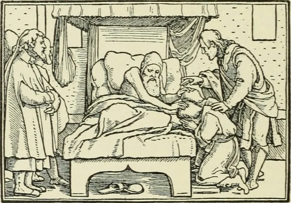 An illustration from Die Altdeutsche Buchillustration, 1912, leaf 149