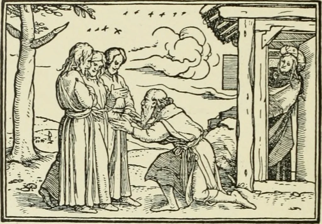 An illustration from Die Altdeutsche Buchillustration, 1912, leaf 149