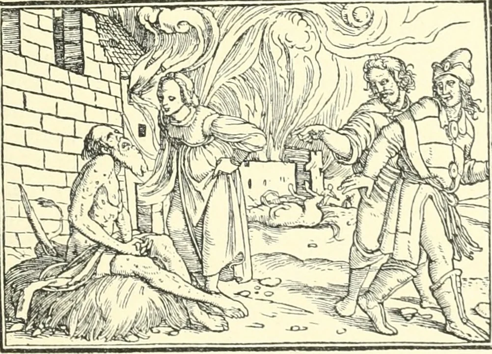 An illustration from Die Altdeutsche Buchillustration, 1912, leaf 150