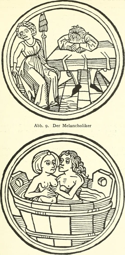 An illustration from Die Altdeutsche Buchillustration, 1912, leaf 42