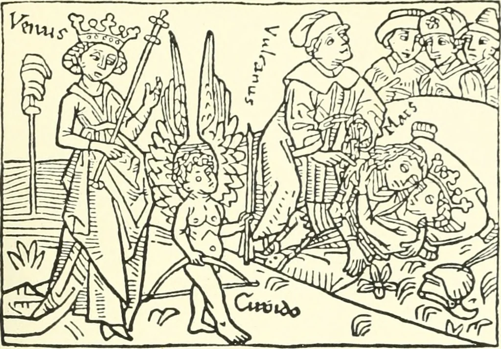 An illustration from Die Altdeutsche Buchillustration, 1912, leaf 44
