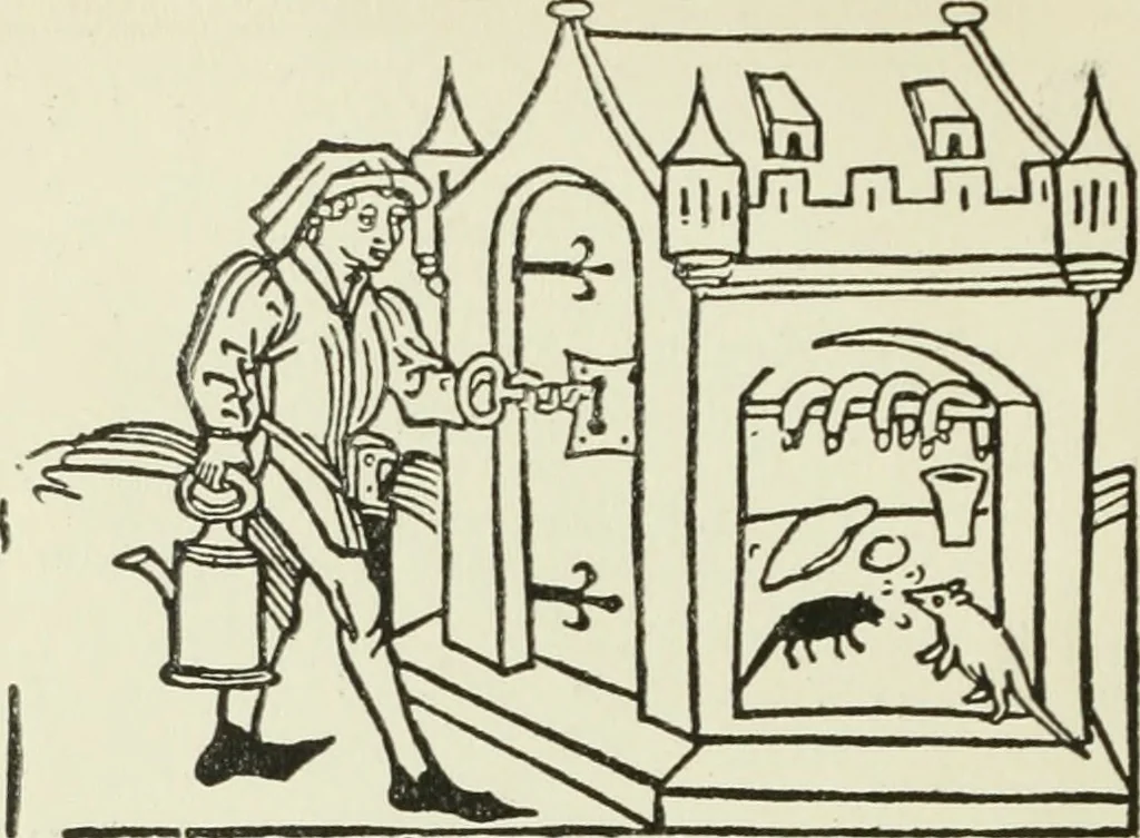 An illustration from Die Altdeutsche Buchillustration, 1912, leaf 49