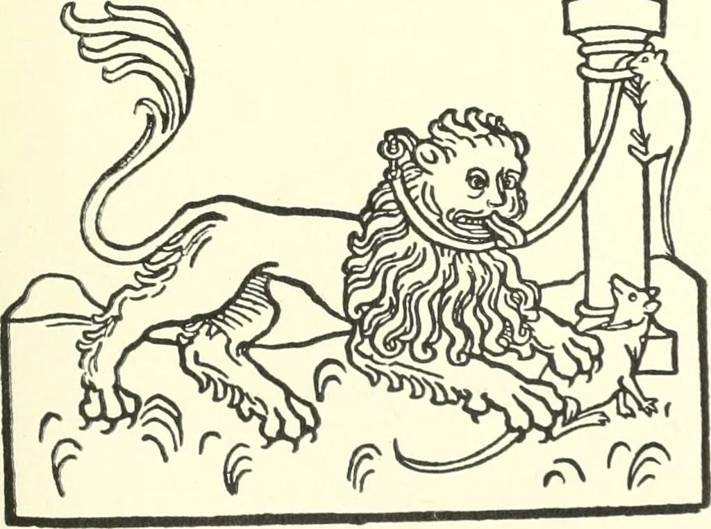 An illustration from Die Altdeutsche Buchillustration, 1912, leaf 50