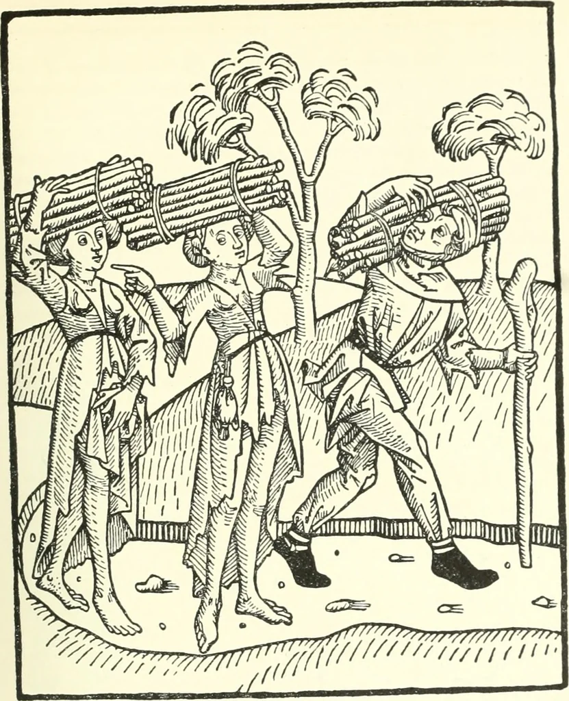 An illustration from Die Altdeutsche Buchillustration, 1912, leaf 54