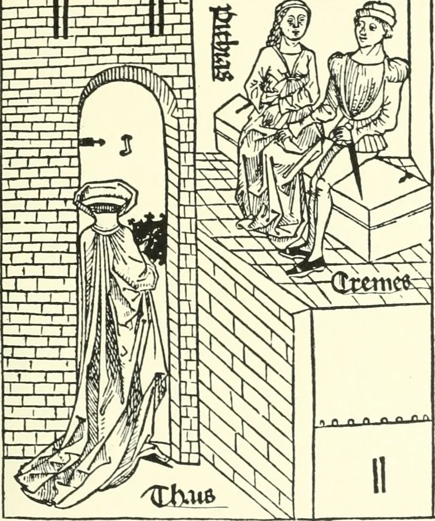 An illustration from Die Altdeutsche Buchillustration, 1912, leaf 60