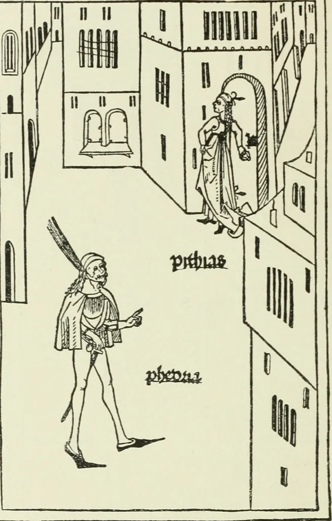 An illustration from Die Altdeutsche Buchillustration, 1912, leaf 61