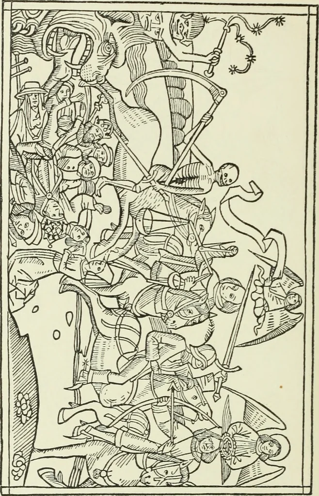 An illustration from Die Altdeutsche Buchillustration, 1912, leaf 65