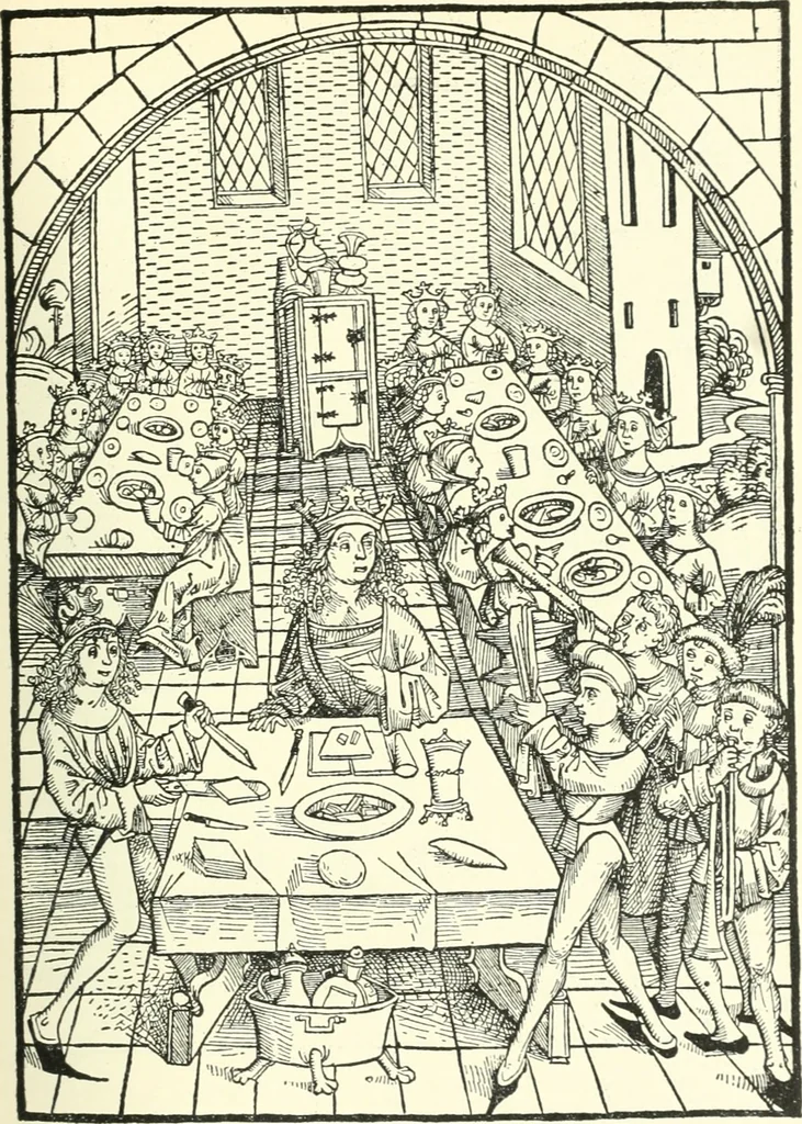An illustration from Die Altdeutsche Buchillustration, 1912, leaf 78