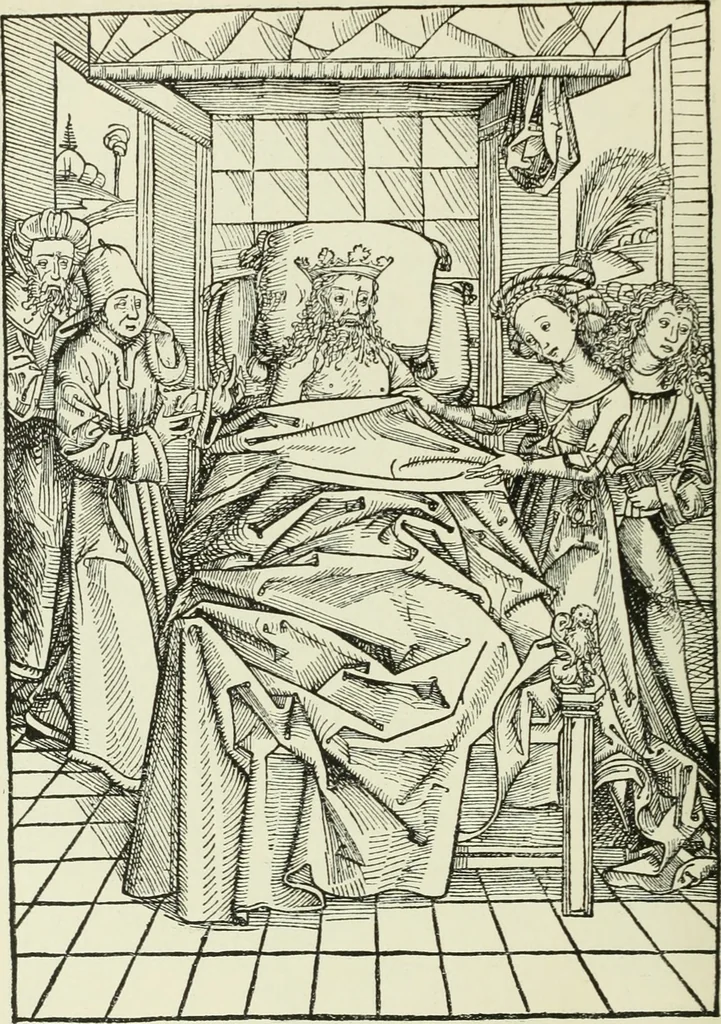 An illustration from Die Altdeutsche Buchillustration, 1912, leaf 79