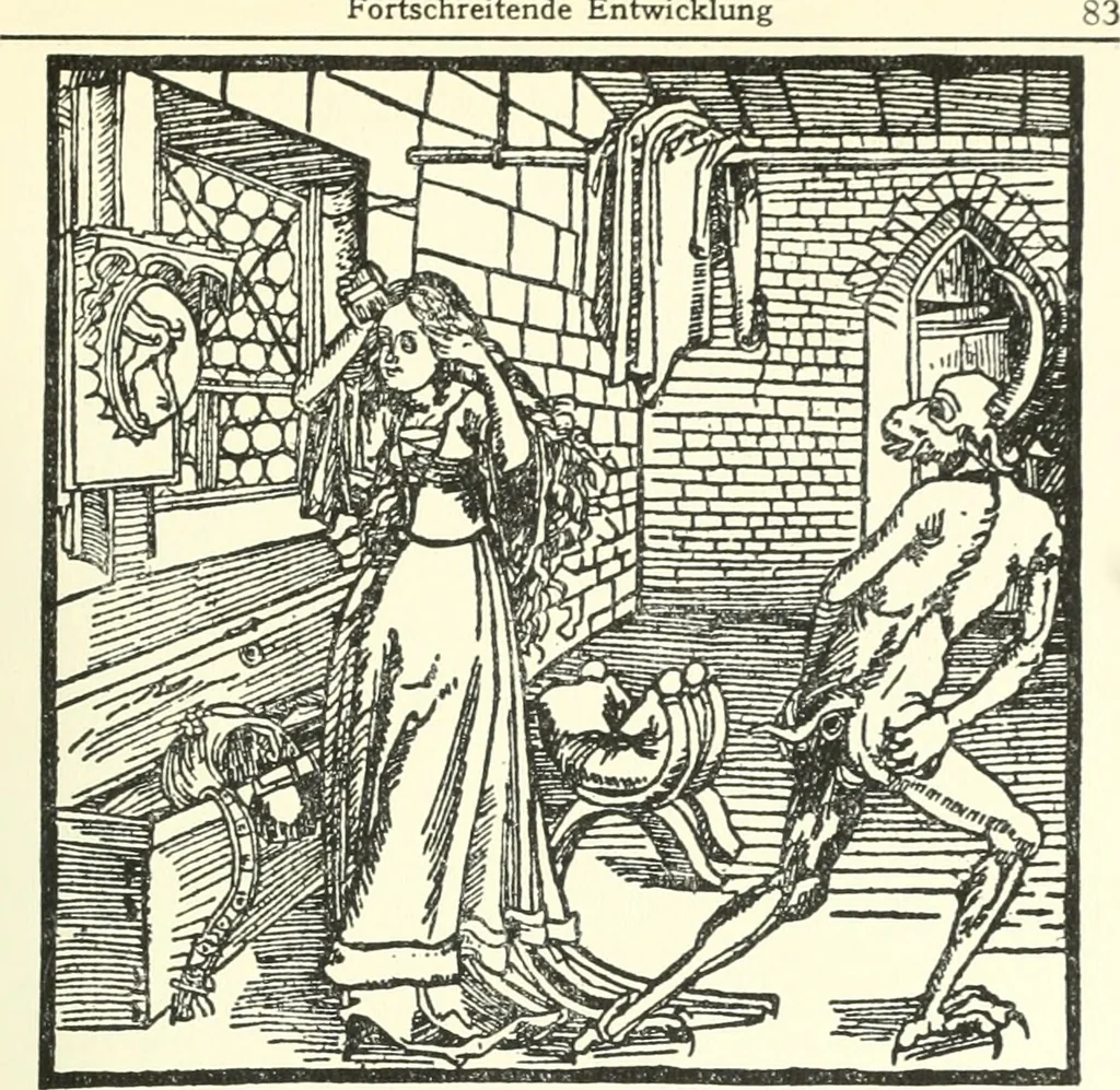 An illustration from Die Altdeutsche Buchillustration, 1912, leaf 86