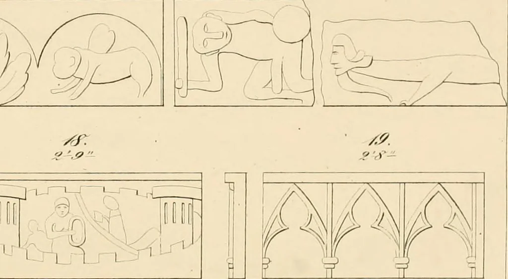 An illustration from Die alte Kirche zu Marienhafe in Ostfriesland, 1845, leaf 54
