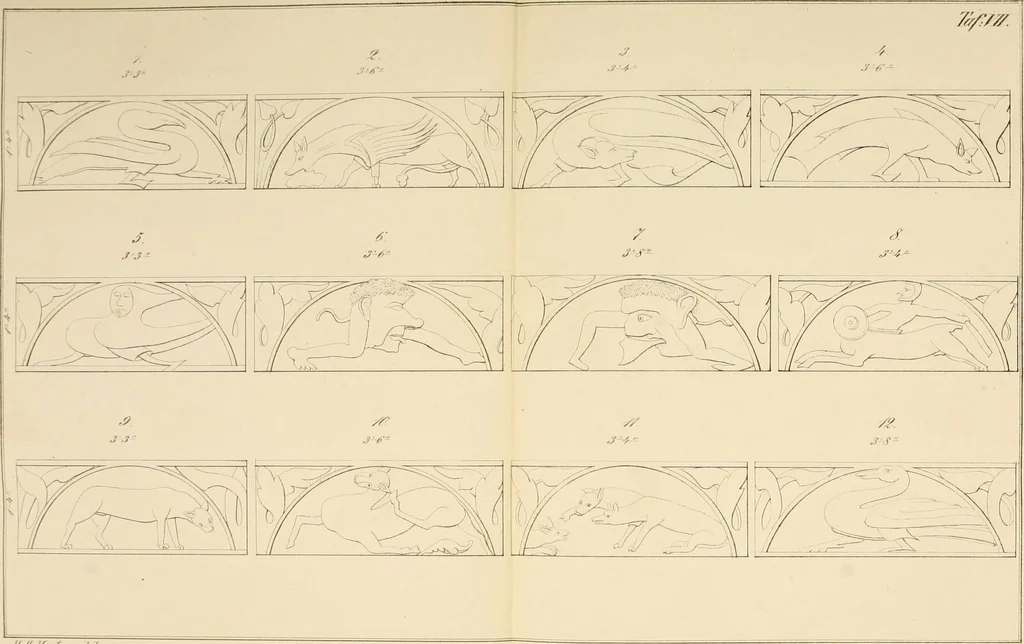 An illustration from Die alte Kirche zu Marienhafe in Ostfriesland, 1845, leaf 58