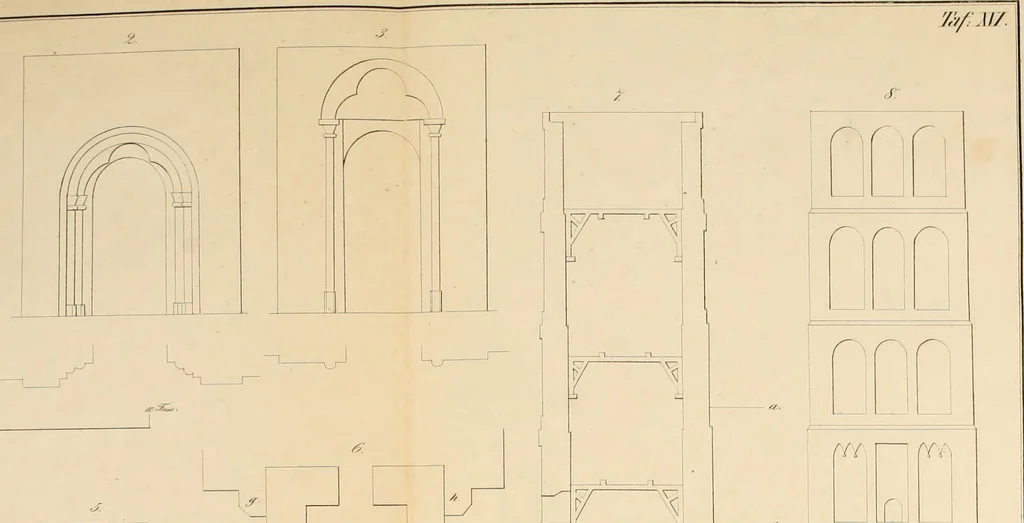 An illustration from Die alte Kirche zu Marienhafe in Ostfriesland, 1845, leaf 76