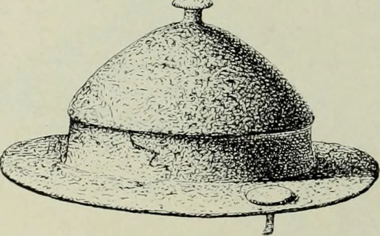 An illustration from Die altgermanische thierornamentik; typologische studie über germanische metallgegenstände aus dem IV. bis IX. jahrhundert, nebst einer studie über irische ornamentik, 1904, leaf 111