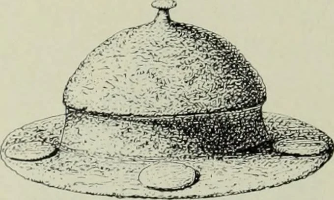 An illustration from Die altgermanische thierornamentik; typologische studie über germanische metallgegenstände aus dem IV. bis IX. jahrhundert, nebst einer studie über irische ornamentik, 1904, leaf 111