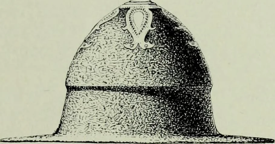 An illustration from Die altgermanische thierornamentik; typologische studie über germanische metallgegenstände aus dem IV. bis IX. jahrhundert, nebst einer studie über irische ornamentik, 1904, leaf 112