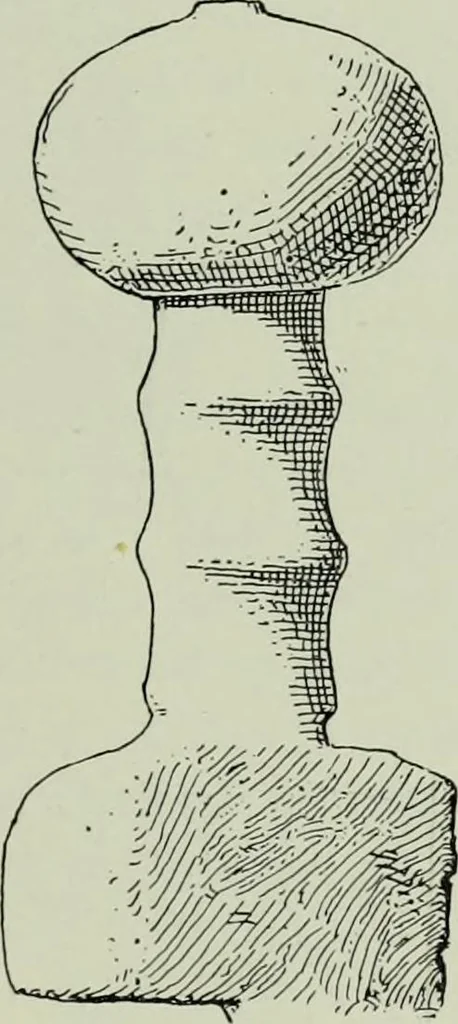 An illustration from Die altgermanische thierornamentik; typologische studie über germanische metallgegenstände aus dem IV. bis IX. jahrhundert, nebst einer studie über irische ornamentik, 1904, leaf 114