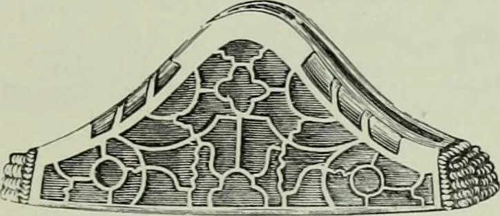 An illustration from Die altgermanische thierornamentik; typologische studie über germanische metallgegenstände aus dem IV. bis IX. jahrhundert, nebst einer studie über irische ornamentik, 1904, leaf 118