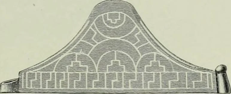 An illustration from Die altgermanische thierornamentik; typologische studie über germanische metallgegenstände aus dem IV. bis IX. jahrhundert, nebst einer studie über irische ornamentik, 1904, leaf 118