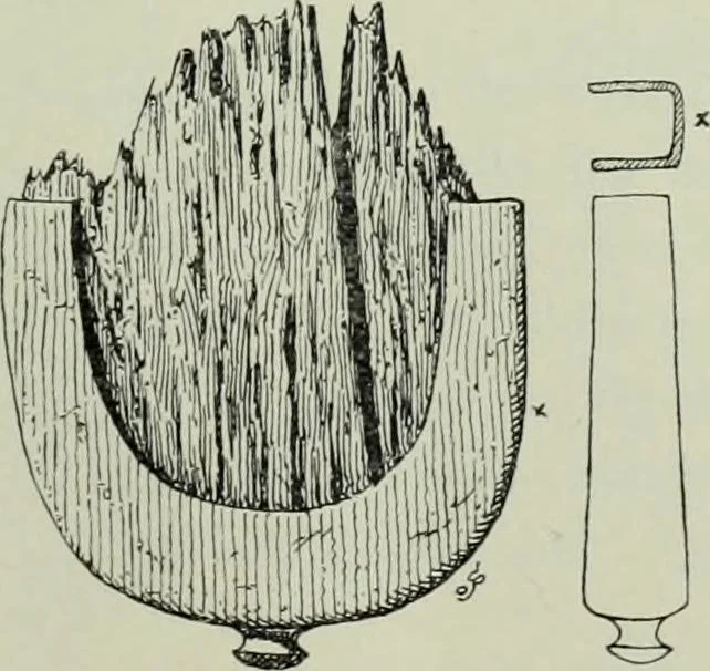 An illustration from Die altgermanische thierornamentik; typologische studie über germanische metallgegenstände aus dem IV. bis IX. jahrhundert, nebst einer studie über irische ornamentik, 1904, leaf 122