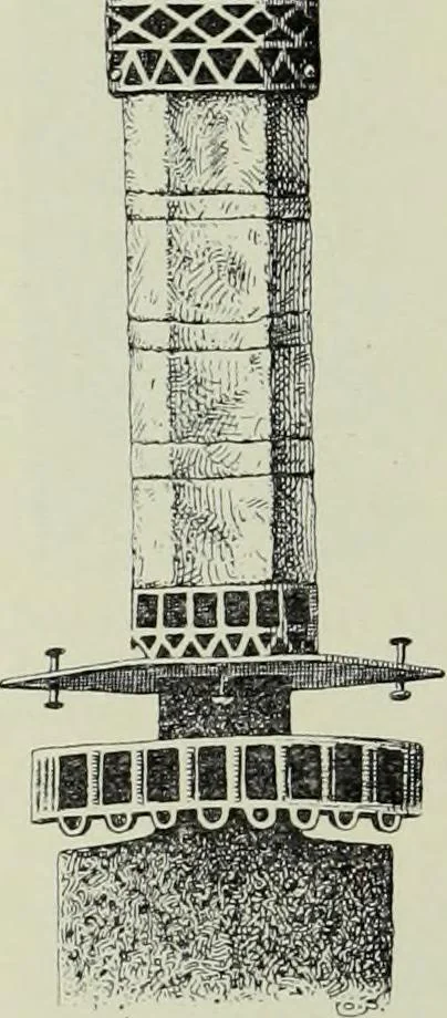 An illustration from Die altgermanische thierornamentik; typologische studie über germanische metallgegenstände aus dem IV. bis IX. jahrhundert, nebst einer studie über irische ornamentik, 1904, leaf 125
